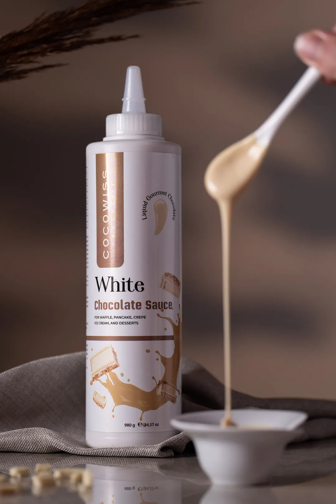 Cocowiss Beyaz Çikolata Sosu 1KG