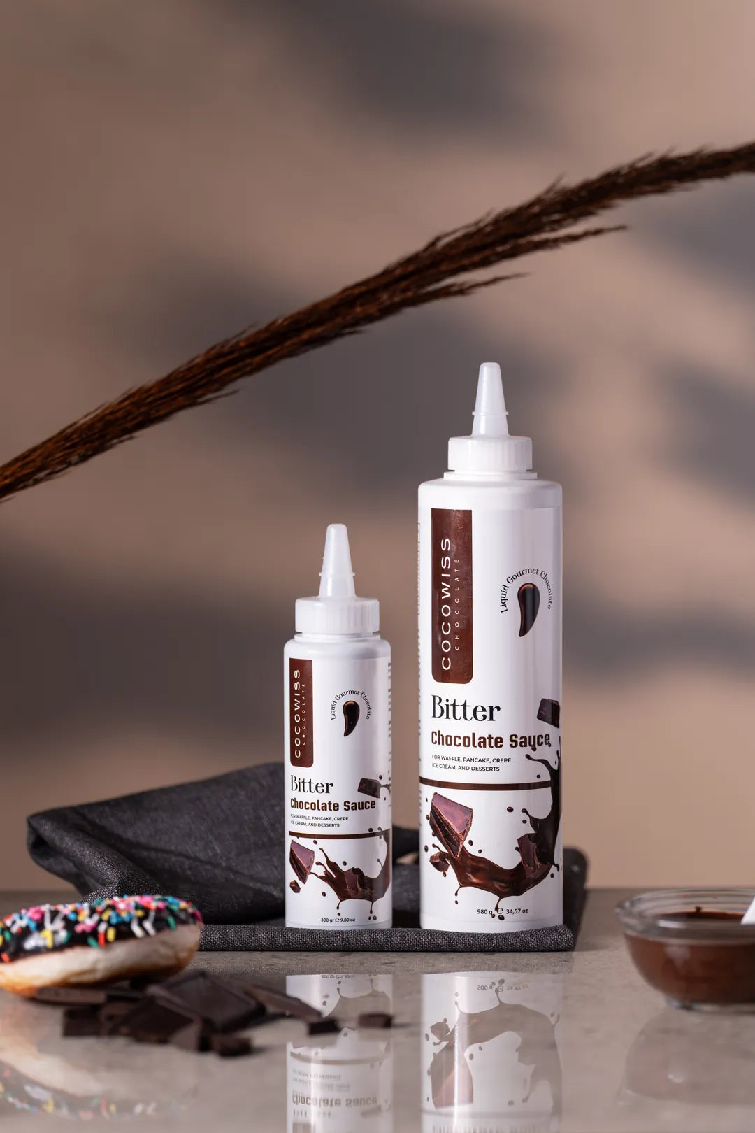 Cocowiss Bitter Çikolata Sosu 1KG