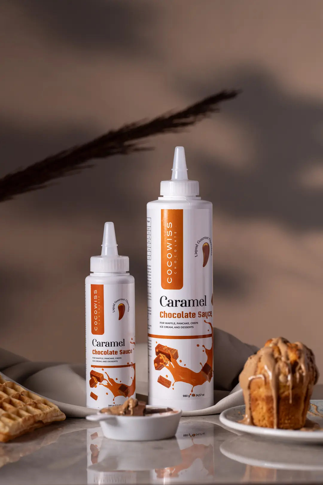 Cocowiss Karamel Aromalı Çikolata Sosu 1KG