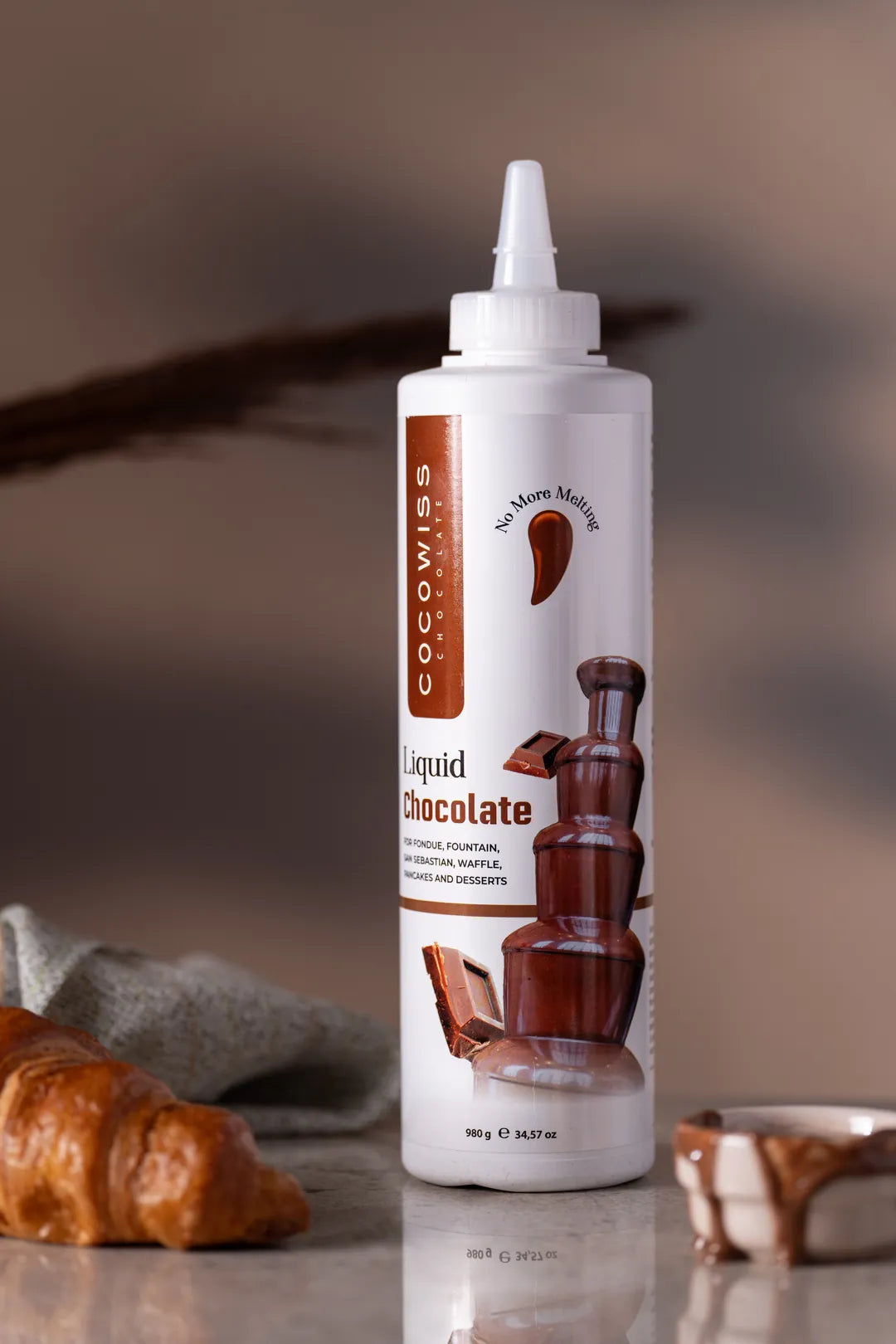 Cocowiss Sıvı Fondü Şelale Çikolatası 1KG