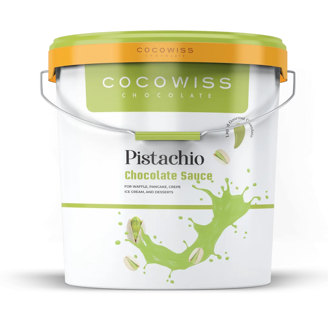 Cocowiss Antep Fıstıklı Aromalı Çikolata Sosu 10KG