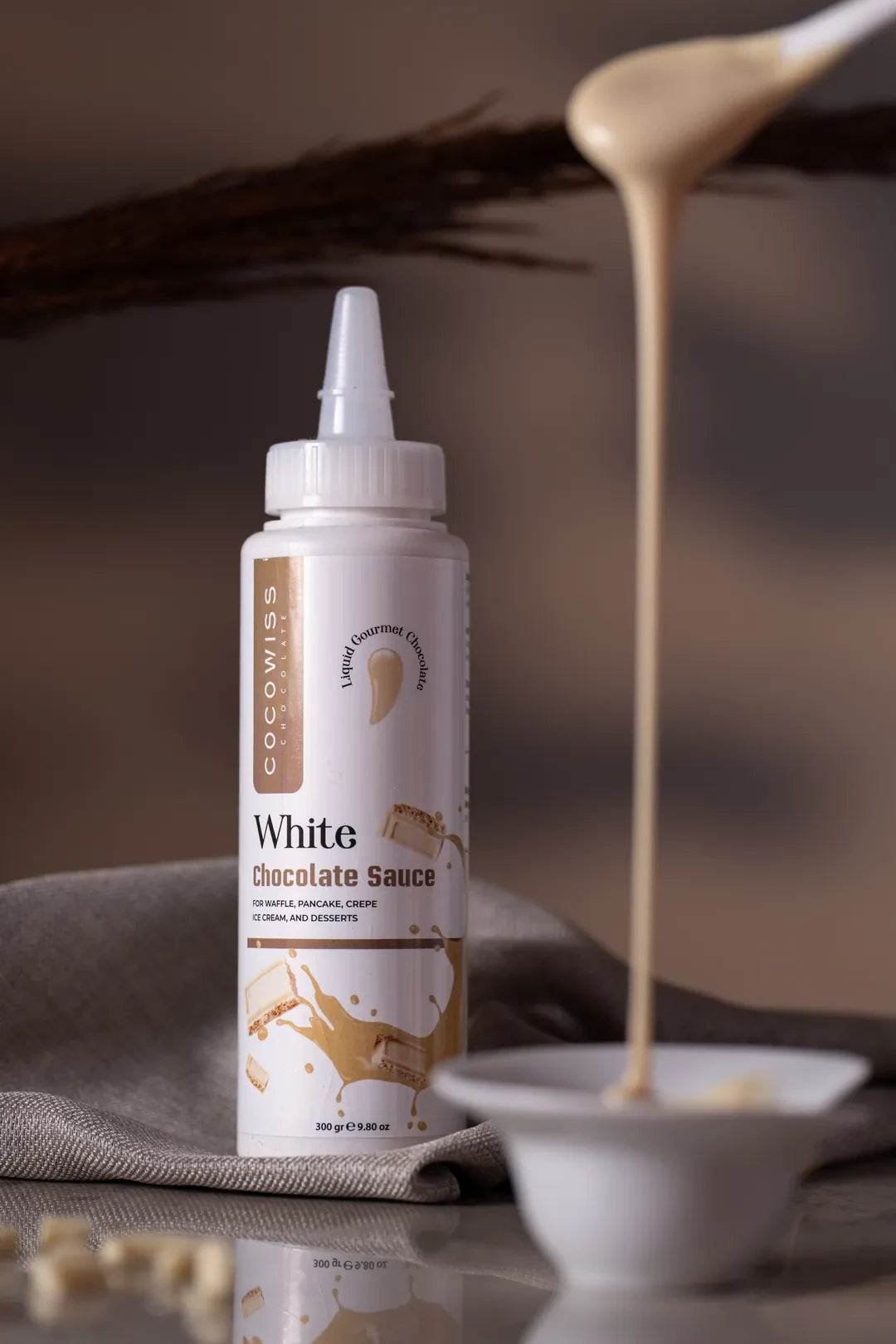 Cocowiss Beyaz Çikolata Sosu 300GR