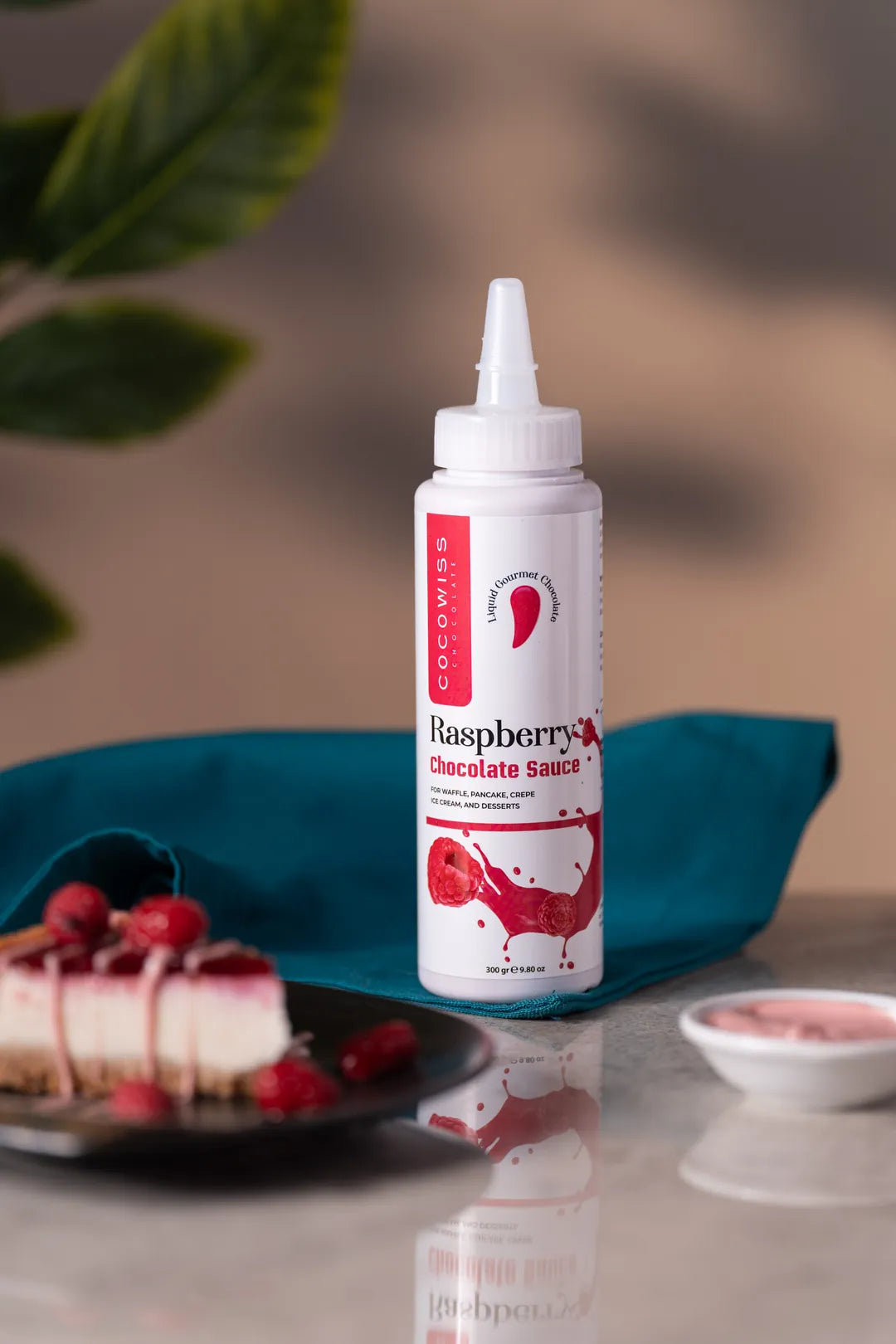 Cocowiss Frambuaz Aromalı Çikolata Sosu 300GR