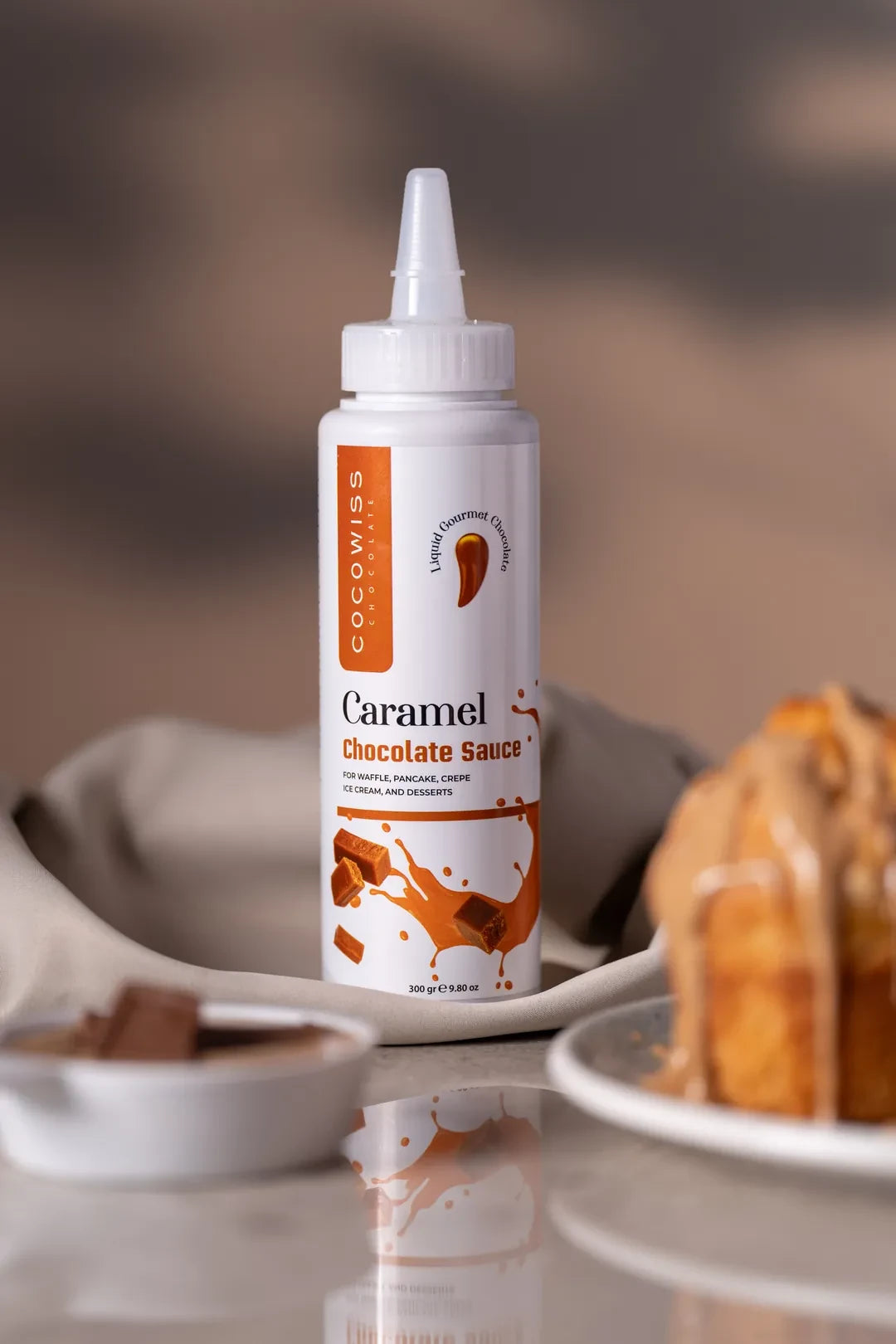 Cocowiss Karamel Aromalı Çikolata Sosu 300GR