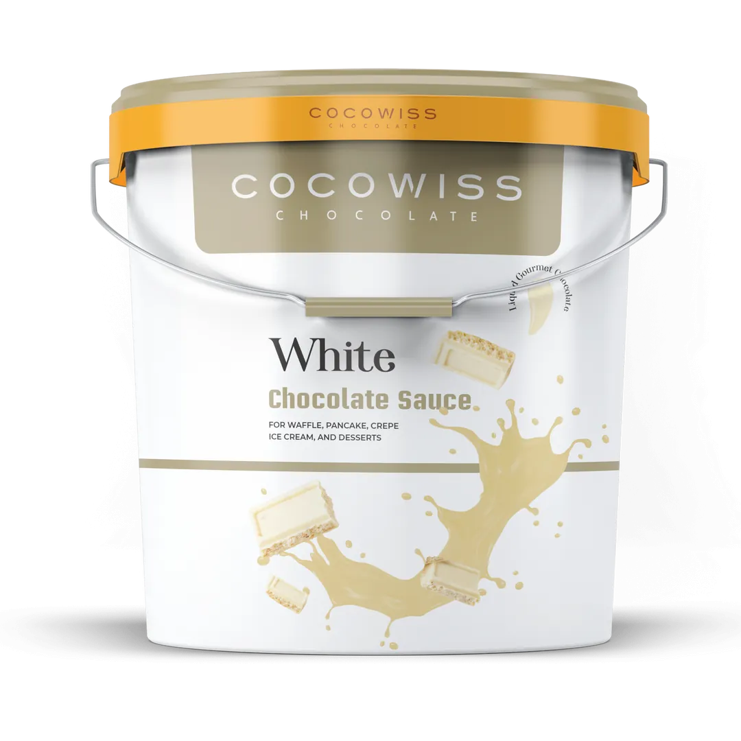 Cocowiss Beyaz Çikolata Sosu 10KG